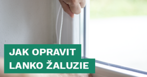 Jak opravit lanko (fixační silon) žaluzie