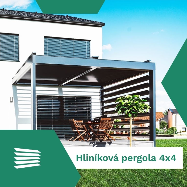 Hliníková pergola 4x4