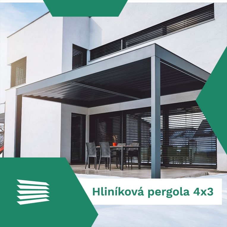 Hliníková pergola 4x3