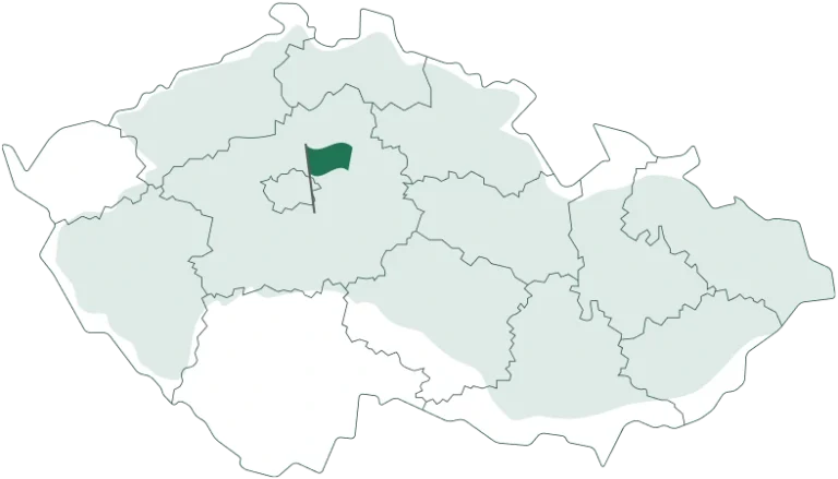 Ricany-mapa